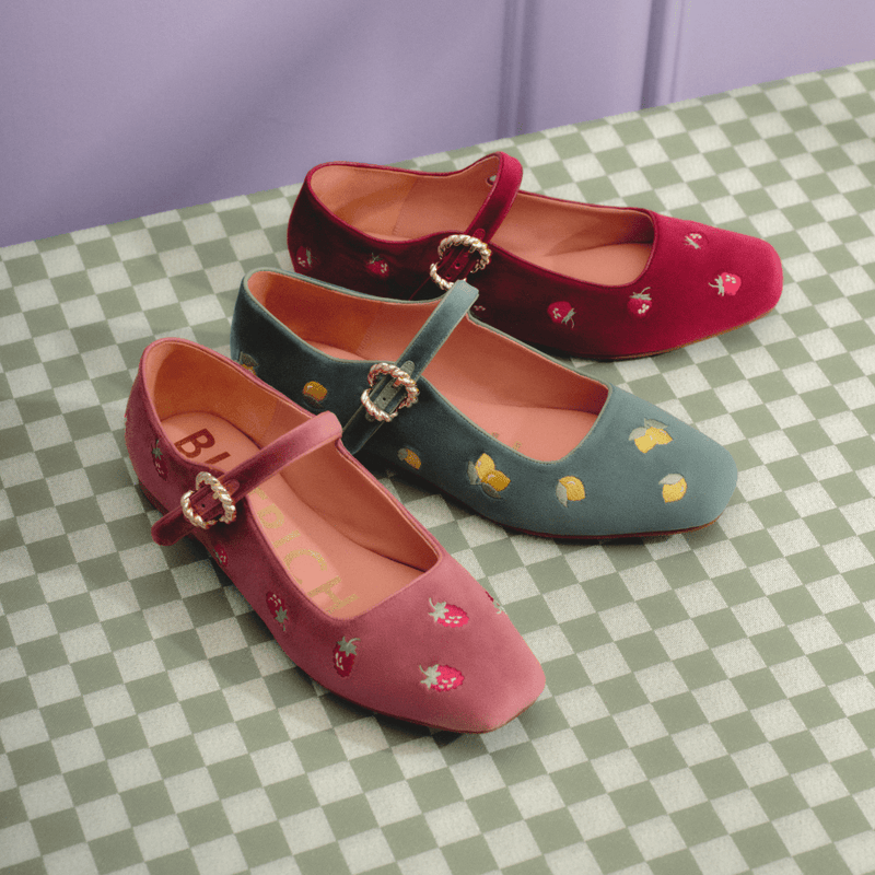 NINETTE RASPBERRY FLAT ROSA OSCURO - Imagen 2