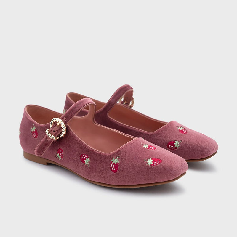 NINETTE RASPBERRY FLAT ROSA OSCURO - Imagen 3