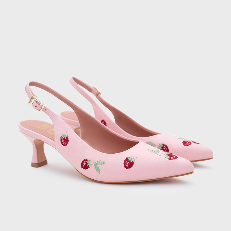 NINETTE RASPBERRY MIDI SLINGBACK ROSA - Imagen 3