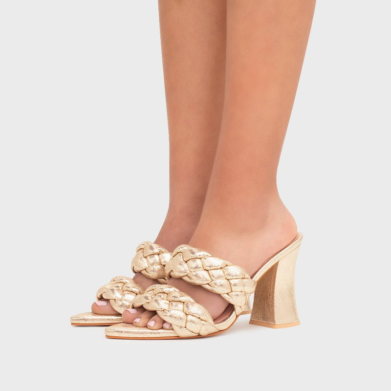 SAORI PUMP PLATINO ORO - Imagen 2