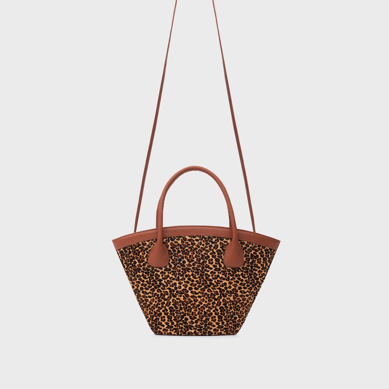 SASKIA TRAPEZE BAG LEOPARDO - Imagen 2