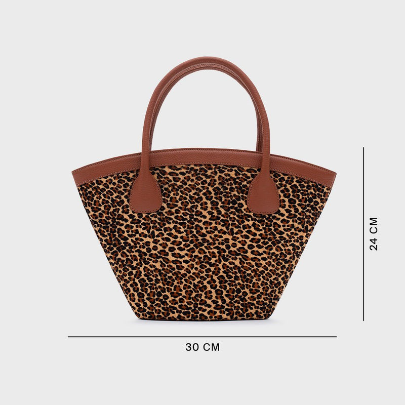 SASKIA TRAPEZE BAG LEOPARDO - Imagen 4