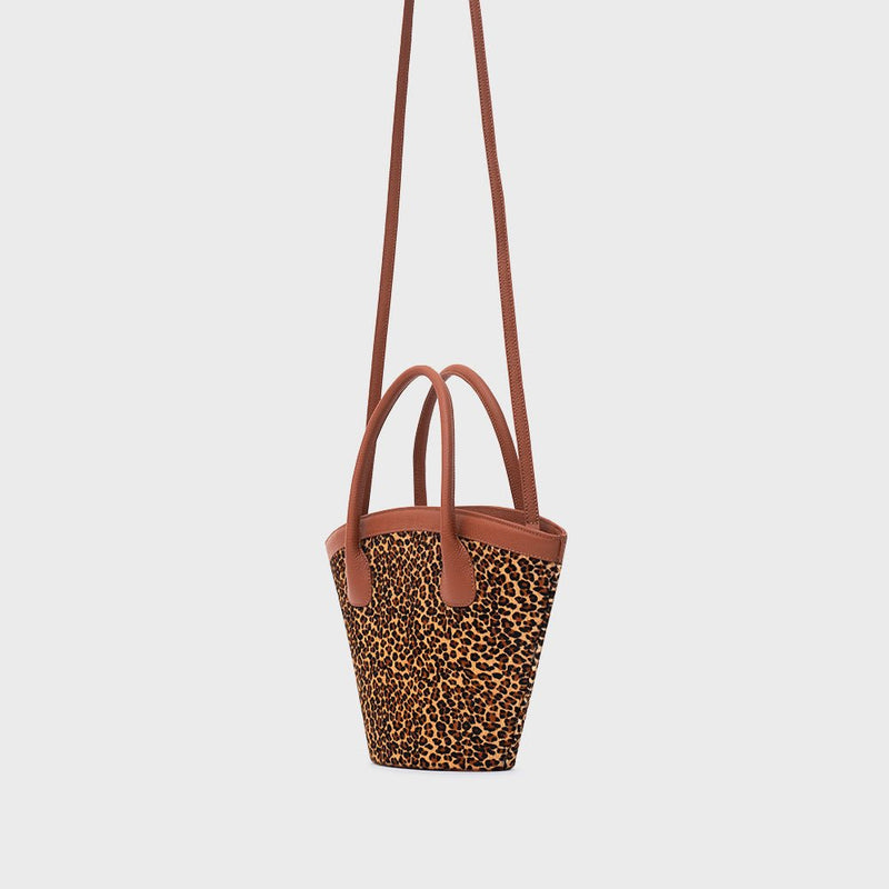 SASKIA TRAPEZE BAG LEOPARDO - Imagen 5
