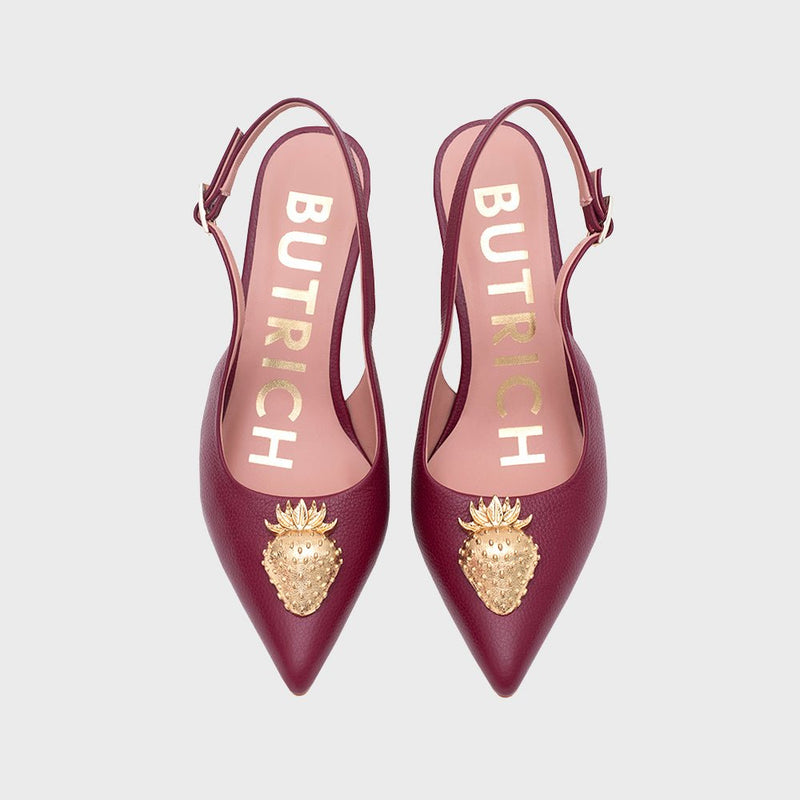 STRAWBERRY PUMP SLINGBACK MORA - Imagen 4