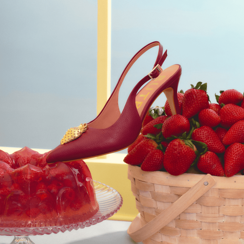STRAWBERRY PUMP SLINGBACK MORA - Imagen 2