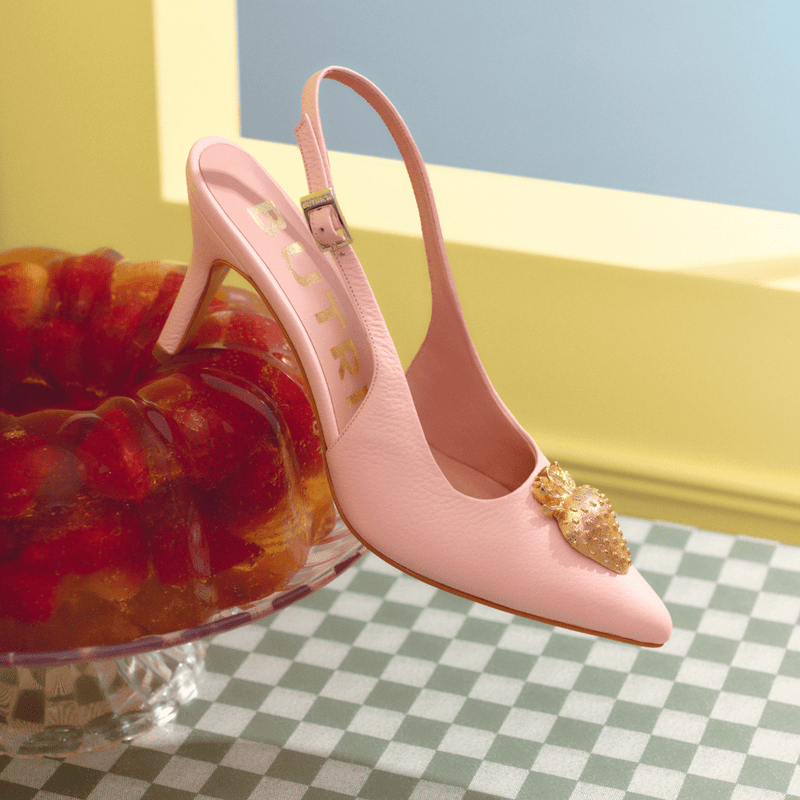 STRAWBERRY PUMP SLINGBACK ROSA - Imagen 2