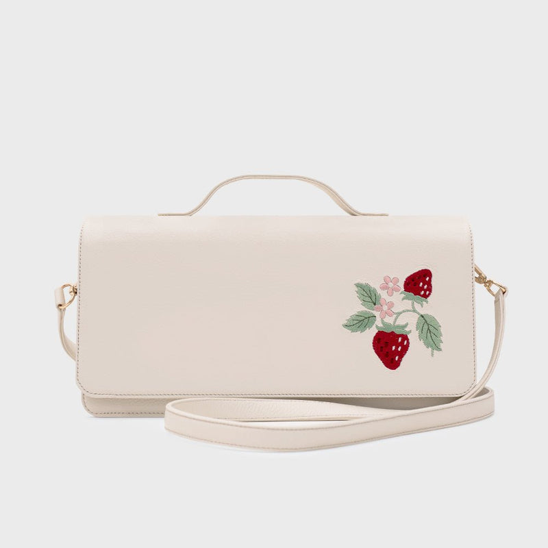 STRAWBERRY SUNDAE RECTANGLE BAG HUESO - Imagen 7