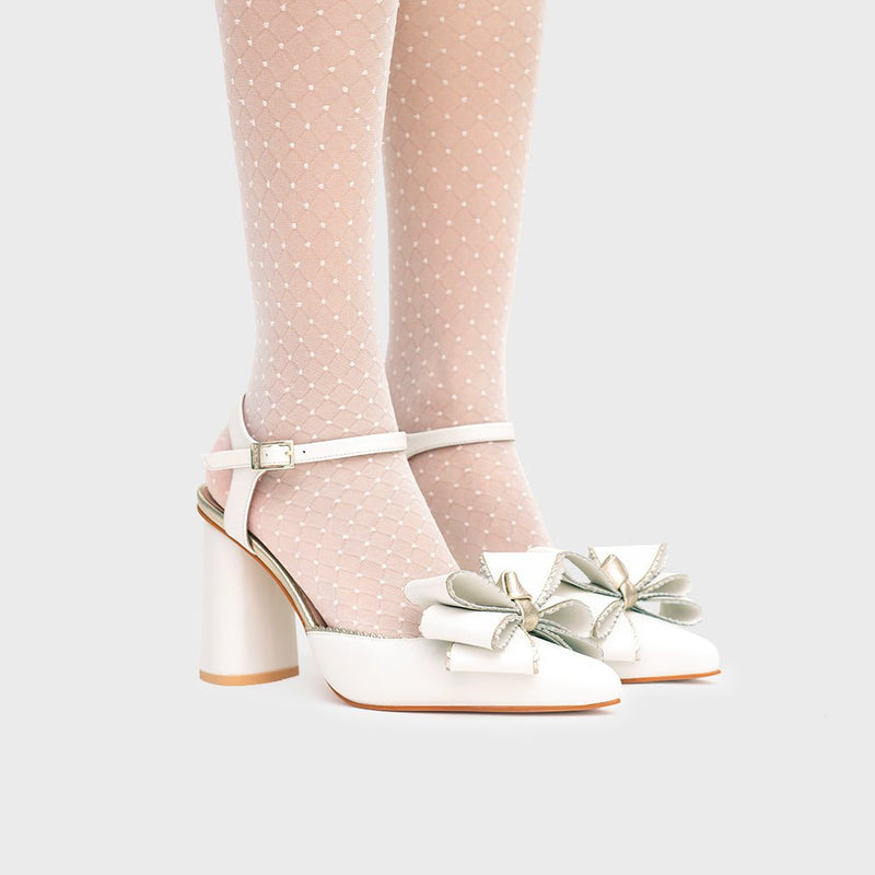 SUSANA PUMP BRIDE HUESO - Imagen 2