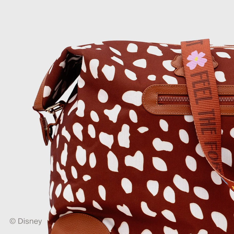 TRAVEL BAG BAMBI PRINT MARRÓN - Imagen 3