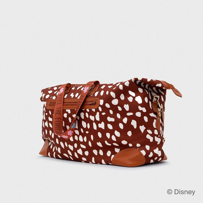 TRAVEL BAG BAMBI PRINT MARRÓN - Imagen 4