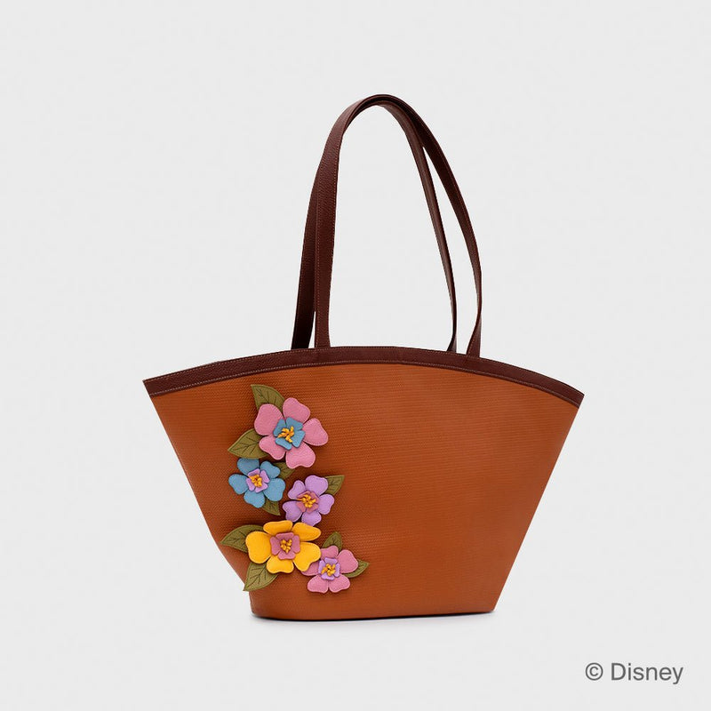 WILDWOOD HEART FLOWERS SUPER TRAPEZE BAG MARRÓN - Imagen 2